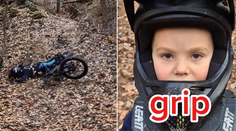 „Blato je super, drží grip.“ Video len 5-ročného Lucaska videlo celé Slovensko: Keď spadne, nerobím paniku, vraví otec