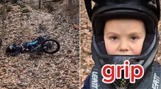 „Blato je super, drží grip.“ Video len 5-ročného Lucaska videlo celé Slovensko: Keď spadne, nerobím paniku, vraví otec