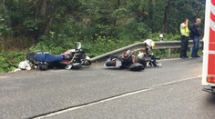 Pri Vernári sa čelne zrazili dvaja motorkári. Nedopadlo to dobre