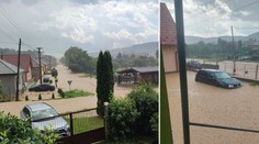 FOTO a VIDEO: V obci Jasov bola voda taká vysoká, že sa do domov valila aj cez okná, hovorí starosta