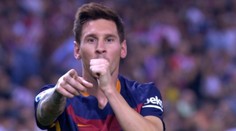 Messiho gesto po víťaznom góle. Rozhodol zápas s Atleticom