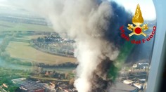 Veľký požiar v Ríme. Ľudia sa zľakli ostrého zápachu