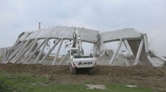 Takto sa búrali staré chladiace veže elektrárne v Jaslovských Bohuniciach