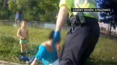 Na mol opitá matka ležala bezvládne na tráve. Sledovali ju jej dve malé deti