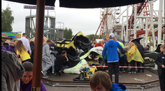 Nešťastie v zábavnom parku: Z horskej dráhy vyletel vozeň s ľuďmi