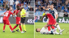 Ako Suárez v Brazílii. Kucka dostal červenú kartu za uhryznutie súpera