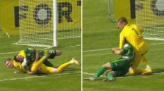 VIDEO: V bitke o prvú ligu aj kúsok MMA. Prešov domácu baráž s ViOn-om zvládol
