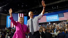 Obama podporil Clintonovú. Osobne prišiel na predvolebné zhromaždenie