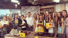 Mangový tarte tatin s karfiolovo – vanilkovým krémom