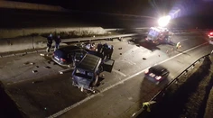 Vážna nehoda na D1: O život prišli dvaja muži (†42,†26), siedmi zranení skončili v nemocnici