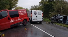 Ďalšia smrteľná nehoda: Pri zrážke dodávky s autom zomrela žena (†58)