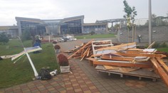 Areál kúpaliska v Podhájskej po smršti už stihli upratať. Zariadenie je pripravené na znovuotvorenie