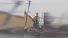 VIDEO: Ojedinelá porucha v Prešove. Trolejové vedenie sa vznietilo