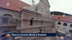 Obnova hradu Modrý Kameň