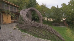 Dizajnové vŕbové prútie je v zahraniční bežné, no u nás raritou. Pozrite si, ako splýva s prírodou