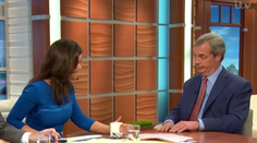 Moderátorka neverila vlastných ušiam: Farage sa začal poriadne vykrúcať