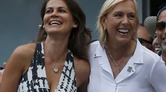 Navrátilová požiadala priateľku o ruku na US Open