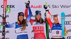 Beaver Creek tento rok bez Vlhovej či Shiffrinovej. Zjazd ovládla Hütterová, Rastová drží celkové poradie
