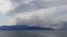 Južná časť gréckeho ostrova Thasos je stále v plameňoch