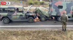 Vojenská kolóna holandskej armády smerujúca na Slovensko havarovala v Jihlave
