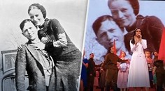 VIDEO: Úsmevný omyl ruskej televízie. Na oslavy Dňa víťazstva „zablúdili“ aj legendárni zločinci Bonnie a Clyde
