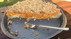 RECEPT NA DNES: Kysnutý marhuľový koláč s orechovou posýpkou