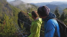Zážitok aj skúška odvahy v Kremnických vrchoch. Prešli sme sa po najdlhšom lanovom moste v Európe