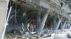 A zase na to doplatil štadión Šachťaru. Dopadli naň delostrelecké granáty.