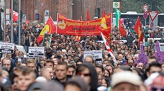 Ľavicoví výtržníci demolovali v Hamburgu vlakovú stanicu