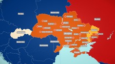 MAPA útokov na Ukrajine: Výbuchy otriasli aj miestami iba sto kilometrov od slovenských hraníc