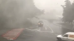 VIDEO: Silná búrka pri Prievidzi lámala stromy a poškodila strechy