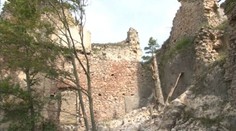 Zabudnutý kus histórie: Zrútila sa stena Hričovského hradu