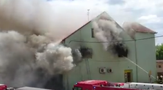 Obrovské mračná dymu. V Šaštíne horela obľúbená budova