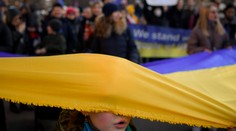 Obyvatelia mesta Slavutyč blízko Černobyľu protestovali proti ruskej okupácii