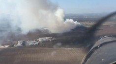 Obrovský požiar pri Trnave! Horela skládka odpadu