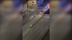 Nočná policajná naháňačka v Nitre. Okrem sirén sa mestom ozvali aj výstrely