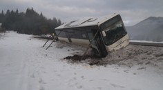 Autobus plný detí havaroval pri Telgárte. Našťastie vyviazli bez zranení