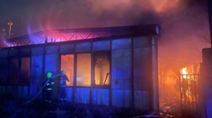 Požiar neďaleko centra Bratislavy. V okolí ulíc Bajkalská a Trnavská cesta horeli unimobunky