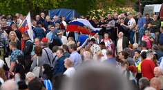 Na akciu Smeru do Nitry prišli stovky ľudí, na záver zasahoval antikonfliktný tím