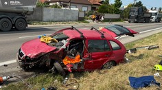 Na hlavnom ťahu medzi Veľkou Mačou a Sereďou prišlo k tragickej nehode