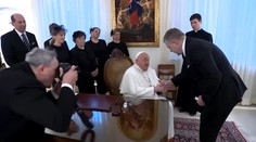 Pápež František si s premiérom Ficom vymenili dary. Svätý Otec mu venoval aj veci spojené s Ukrajinou