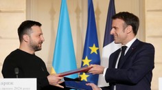 Po Scholzovi prišiel na rad Macron. Ukrajina a Francúzsko podpísali bilaterálnu bezpečnostnú dohodu