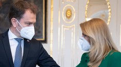Matovič hovoril s prezidentkou necelú hodinu. Novinárske otázky ignoroval