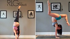 Žena tesne pred pôrodom cvičila jogu: Ukázala poriadne krkolomné polohy