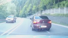 Drzosť, alebo totálna šialenosť? Nad správaním vodiča pod Strečnom ostáva stáť rozum