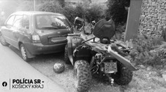 Tragická nehoda pri Košiciach. Muž (†44) bez vodičáku si sadol na štvorkolku, zomrel v nemocnici