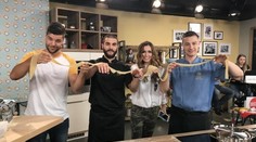 Svieži letný ovocný šalát z červenej kapusty