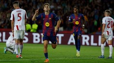 VIDEO: Mladé hviezdy Barcelony v Lige majstrov zničili Olympiakos. Nováčik oslavuje historický bod