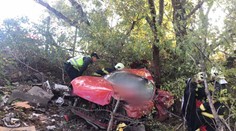 Ranná tragédia v Bratislave! Na rovnej ceste zišlo auto z cesty, dvaja mŕtvi