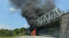 Kamión v plameňoch blokoval okolie horského priechodu Soroška